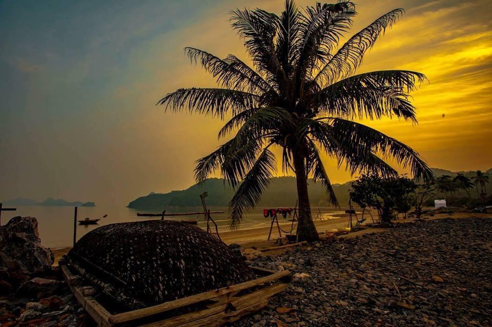 Woodstock Beach Camp Hien Hao Exterior foto